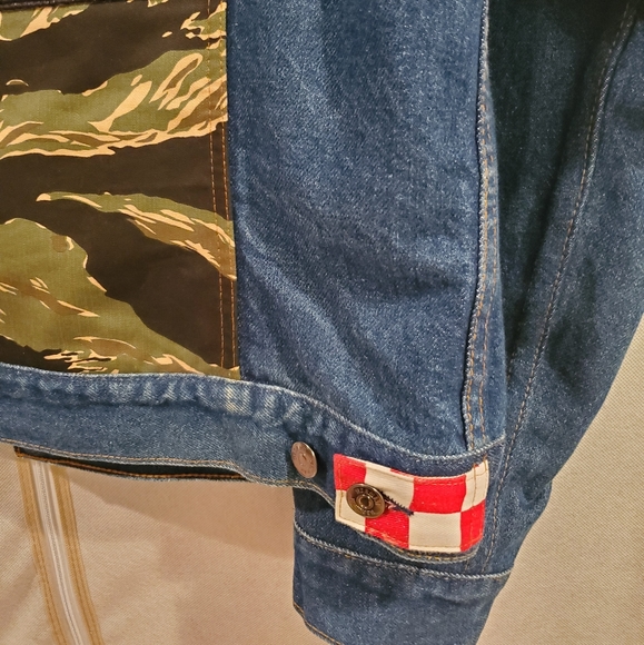 HERMAN MARKET Patchwork Denim Jacket - Unisex - Picture 5 of 8